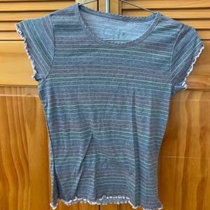 Planet Blue 🌈  striped tee
